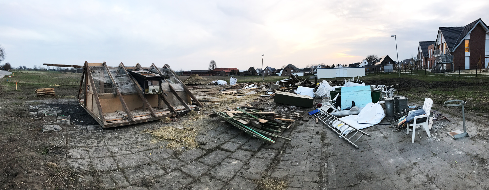 Erfolgreicher Abriss der Hütte